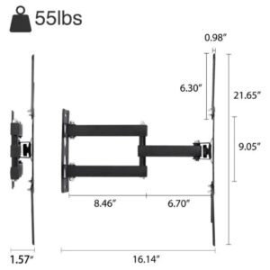 BASE FLEXIBLE ESTANADAR  DELGADA Tv 14″ – 40″