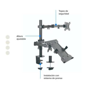 Soporte Monitor y Laptop ERG 02