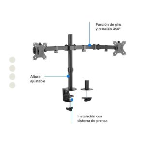 Base doble monitor ERG 02 importada